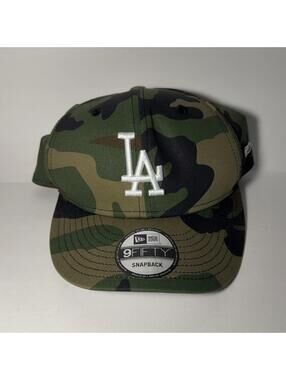 New Era Los Angeles Dodgers 9FIFTY Camo Snapback Hat LA MLB